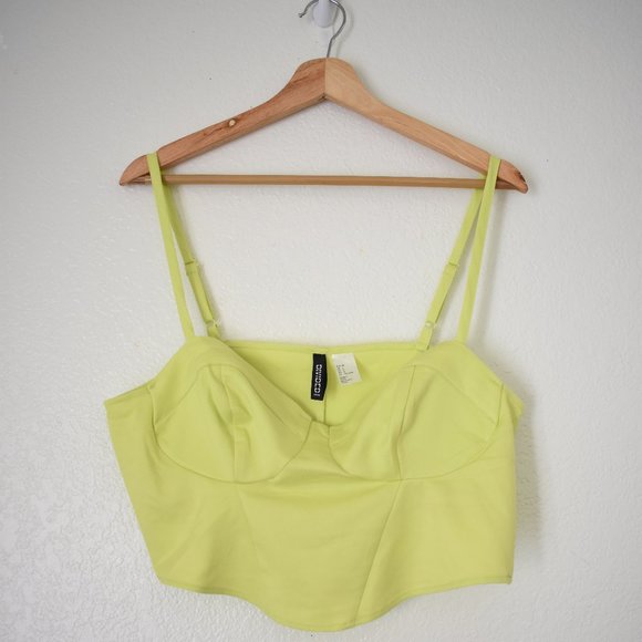 H&M Twill Corset-style Top - Picture 4 of 14